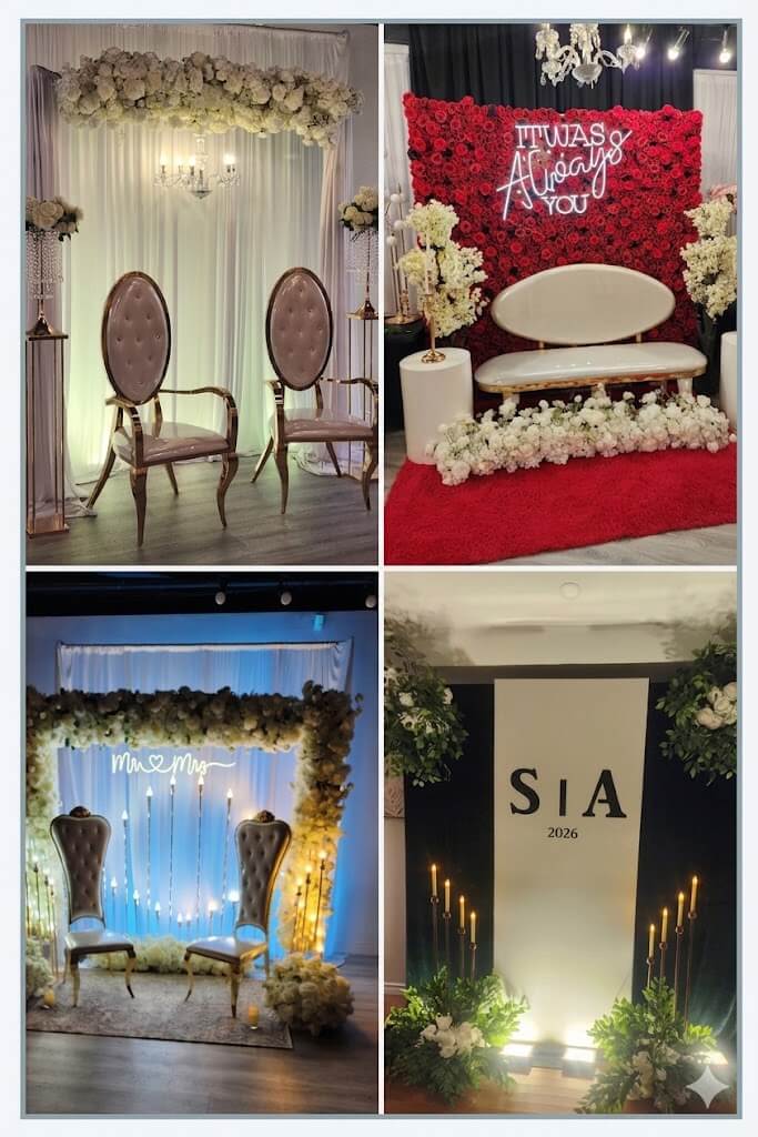 wedding and party decor in WIndsor wedding decoration in windsor